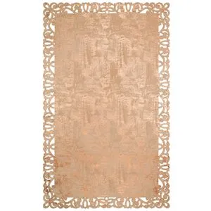 Bnc 05 - Bež, Bakrov Multikolor Tepih za Hol (80 x 150 cm)