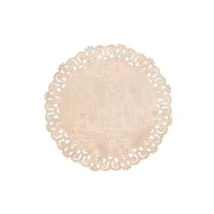 Bnc 05 - Bež, Bakrov Q Višenamenski Tepih (150 x 150 cm)