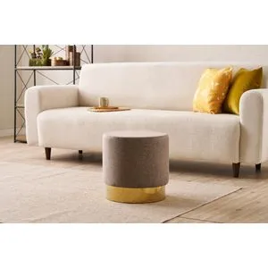 Bodrum - Brown Brown Pouffe