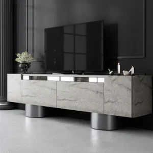 Bohem - Travertine, Silver Travertine
Silver TV Stand