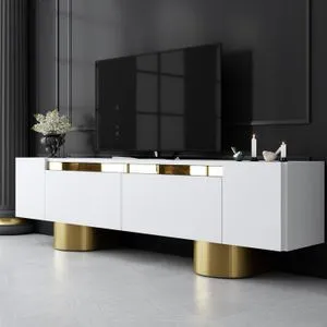 Bohem - White, Gold White
Gold TV Stand