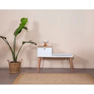 Bohem - White, Oak White
Oak Bench