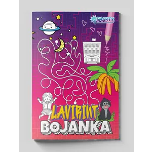 Bojanka 12 listova - Lavirint