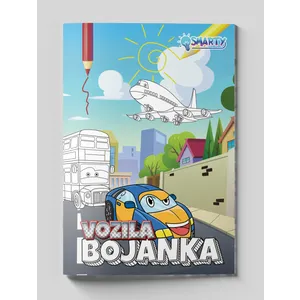 Bojanka 8 listova - vozila