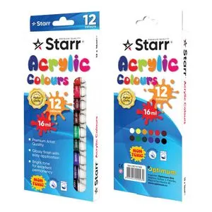 Boje tempere Starr 12 boja 16 ml