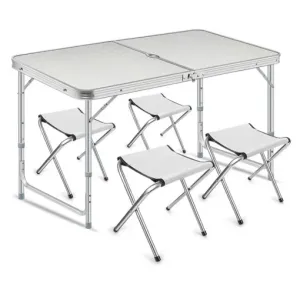 Bolzz kamperski set sto + 4 stolice