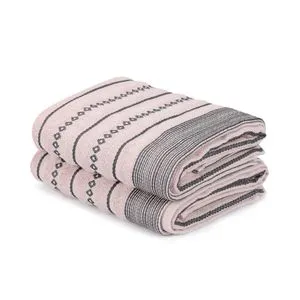 Bombeli - Set peškira u prahu smeđe boje (2 komada)