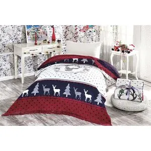 Bonheur - Red, Dark Blue Red
White
Dark Blue Single Blanket