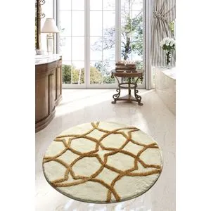 Bonne - Gold (90) Multicolor Acrylic Bathmat