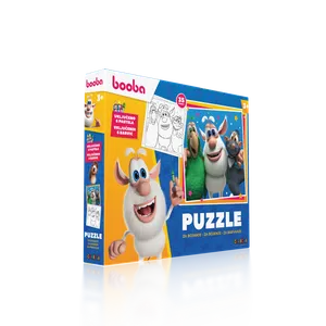 Booba: Puzzle Za Bojanje - 35 Kom