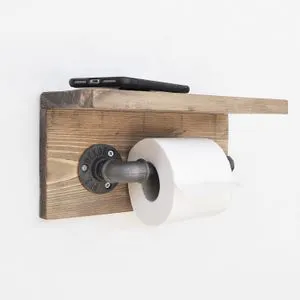 Boruraf170 WalnutBlack Pipe Hook