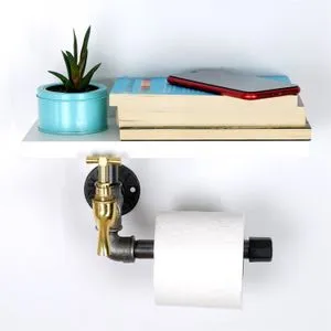 Boruraf236 White Toilet Paper Holder