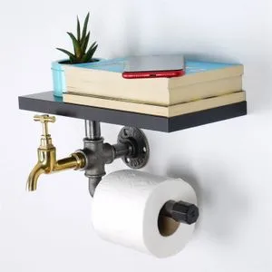 Boruraf240 Black
Silver Toilet Paper Holder