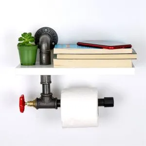 Boruraf244 White Toilet Paper Holder