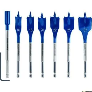 Bosch  7-delni set pljosnatih burgija  Self Cut Speed 16 / 18 / 20 / 22 / 25 / 32 x 152mm EXPERT ...