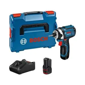 BOSCH GDR 12V-105 Professional Akumulatorski udarni odvrtač u L-BOXX 102 sa 2 x 2,0 Ah Li-ion aku...