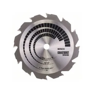BOSCH List kružne testere Construct Wood 184 x 16 x 2.6 mm. 12