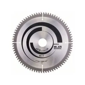 BOSCH List kružne testere Multi Material 216 x 30 x 2.5 mm. 80