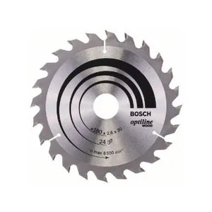 BOSCH List kružne testere Optiline Wood 180 x 30;20 x 2.6 mm. 24