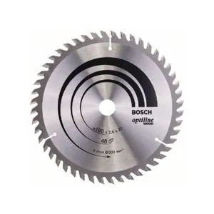 BOSCH List kružne testere Optiline Wood 190 x 20;16 x 2.6 mm. 48
