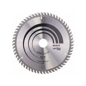 BOSCH List kružne testere Optiline Wood 210 x 30 x 2.8 mm. 60