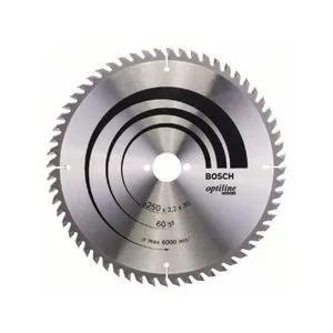 BOSCH List kružne testere Optiline Wood 250 x 30 x 3.2 mm. 60