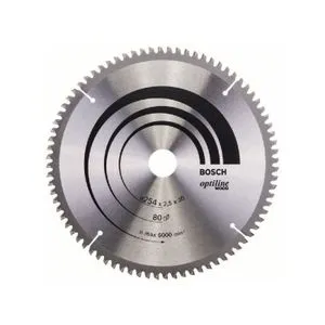 BOSCH List kružne testere Optiline Wood 2608640437, 254 x 30 x 2,5 mm, 80