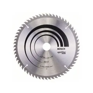 BOSCH List kružne testere Optiline Wood 2608640444, 254 x 30 x 2,8 mm, 60