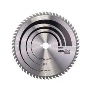 BOSCH List kružne testere Optiline Wood 315 x 30 x 3,2 mm, 60 - 2608640651