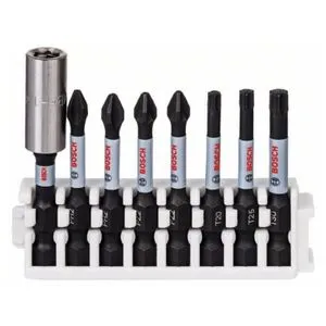 BOSCH Pakovanje Impact Control nastavaka za odvrtače, 8-delno, 2xPH2;2xPZ2;1xT20;1xT25;1xT30  260...