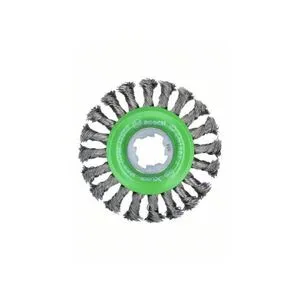 BOSCH X-LOCK točak od pletene žice, 115 nerđajući čelik 2608620733, 115 mm, 0,5 mm, X-LOCK