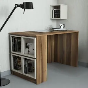 Box - Walnut, Cream Walnut
Cream Study Desk