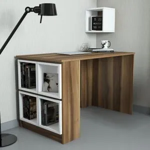 Box - Walnut, White Walnut
White Study Desk