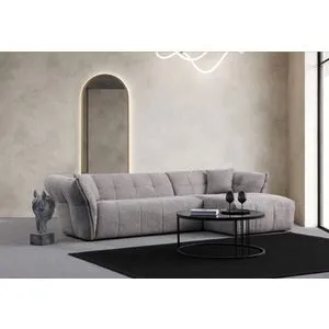 Boxer Right - Light Grey Light Grey Corner Sofa