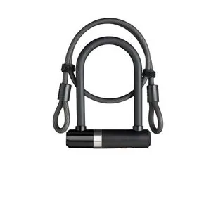 Brava za zaključavanje AXA U-lock Newton pro mini+cable 10 х 100 mm crna