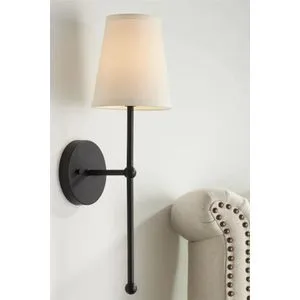 Brice Siyah Beyaz Abajurlu Aplik Black
White Wall Lamp
