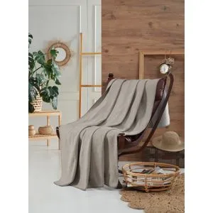 Brighton Cotton - Grey Grey TV Blanket