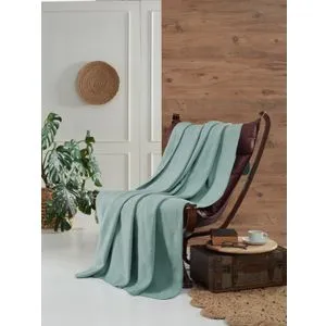 Brighton Cotton - Mint Mint TV Blanket