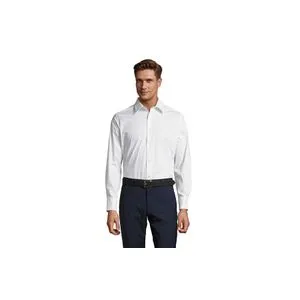 BRIGHTON muška košulja sa dugim rukavima - Bela, 3XL