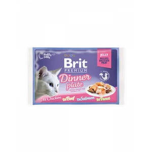 Brit PN Cat Delicate Fileti u želeu Dinner Plate 340 g (4x85g)