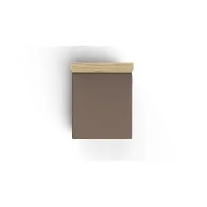Brown Brown Ranforce King Fitted Sheet (FR) (IT) (ES) (DE)