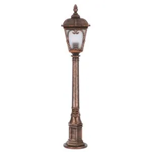 BSU-68181-BKR-B Brown Outdoor Floor Lamp