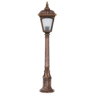 BSU-68185-BKR-M2-B Brown Outdoor Floor Lamp