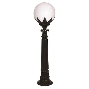 BSU-68209-BSY-B Black
White Outdoor Floor Lamp