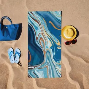 BT20213008 Blue Beach Towel