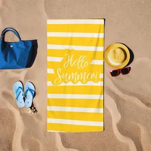 BT20215059 Yellow Beach Towel