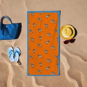 BT2023004 Narandžasti Peškir za Plažu