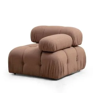 Bubble 1R - Brown Bouclette Brown 1-Seat Sofa