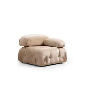 Bubble 1R - Cream Cream 1-Seat Sofa
