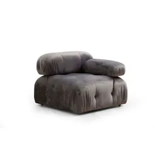 Bubble 1R - Grey Grey 1-Seat Sofa